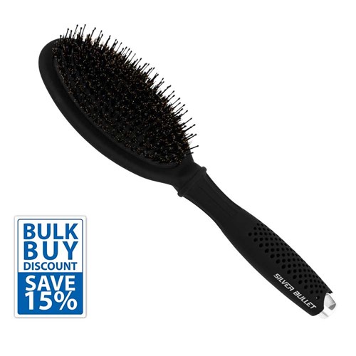 Silver Bullet Bulk Buy Black Velvet Cushion Brush 3pk