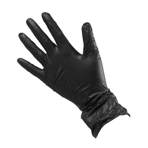 Salon Smart Bulk Buy Vinyl Gloves Black Large 300pk