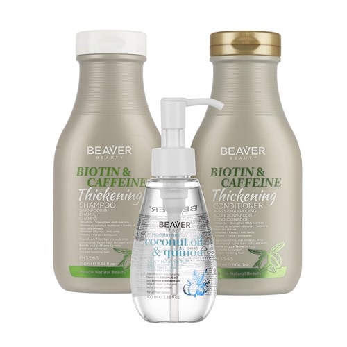 Beaver Biotin and Caffeine Thickening Pack