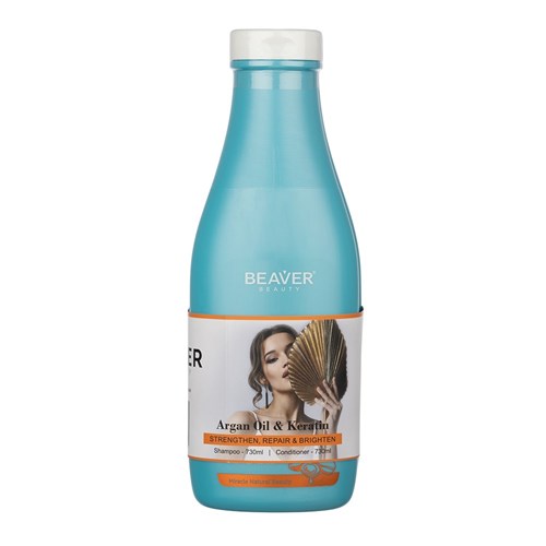 Beaver Argan Oil Keratin Repairing Duo 730ml