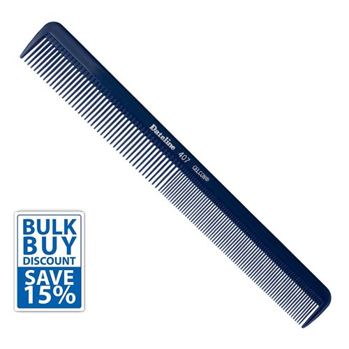 Dateline Professional Bulk Buy Blue Celcon 407 Styling Comb 6pk