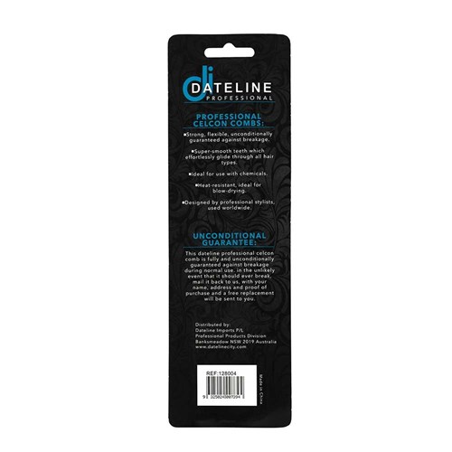 Dateline Professional Bulk Buy Blue Celcon 407 Styling Comb 6pk