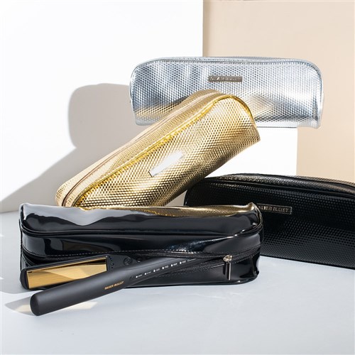 Silver Bullet Heat Resistant Bag for Hairstyling Tools Silver