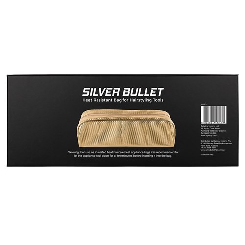 Silver Bullet Heat Resistant Bag for Hairstyling Tools Gold