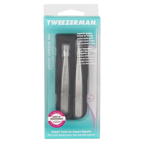 Tweezerman Petite Tweezer Set Black