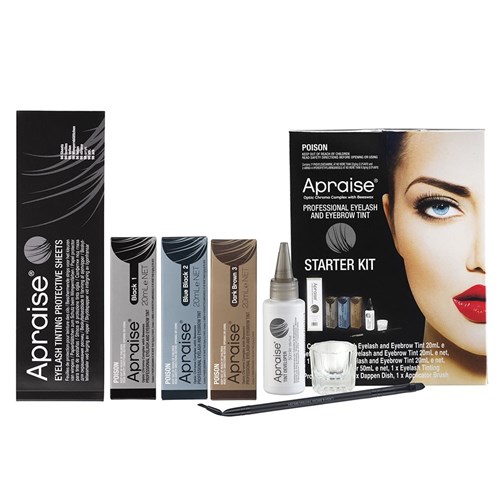 Apraise Eyelash and Eyebrow Tint Kit 7pc