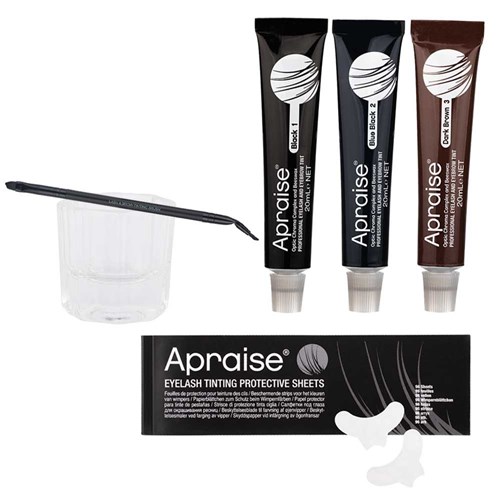 Apraise Eyelash and Eyebrow Tint Kit 7pc