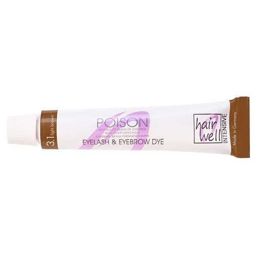 Hairwell Eyelash Eyebrow Tint Light Brown