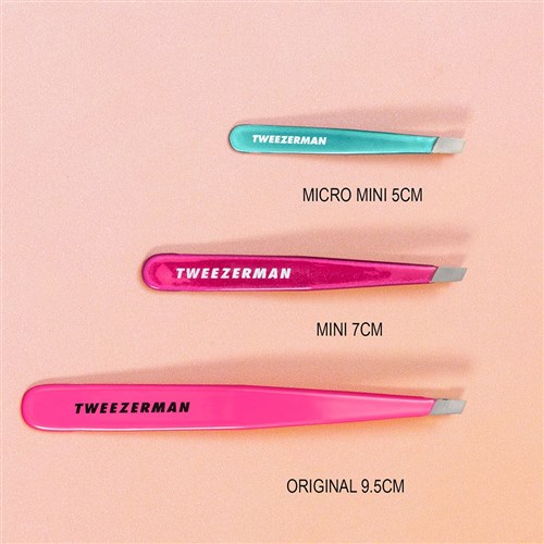 Tweezerman Mini Slant Tweezer Fuchsia