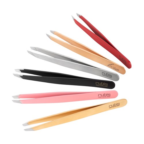 Rubis Slant Tweezer Gold