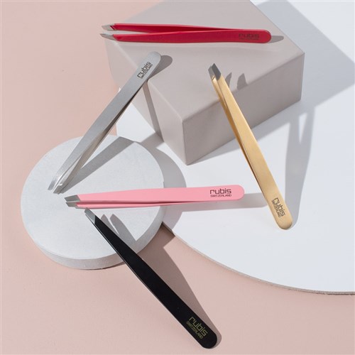 Rubis Slant Tweezer Gold