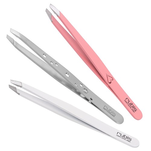 Rubis Slant Tweezer White