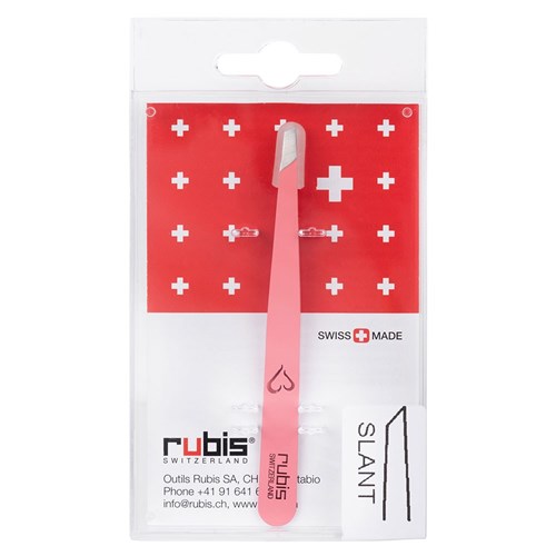 Rubis Slant Tweezer Pink Heart