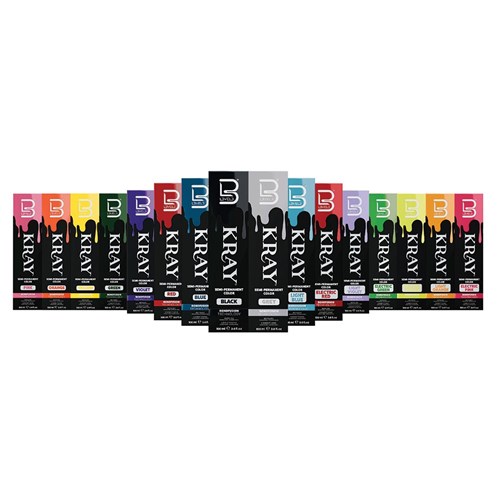 L3VEL3 Kray Semi Permanent Hair Colour Electric Yellow