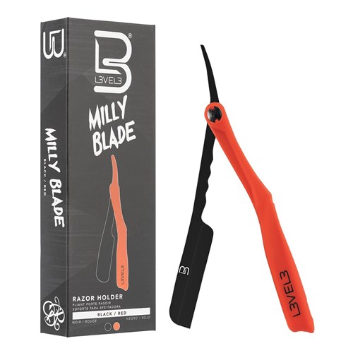 L3VEL3 Milly Blade Razor Holder Red