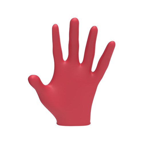LVL3 NITRILE GLOVES RED-ISH LG 11302 100PC LEVEL3 L3VEL3