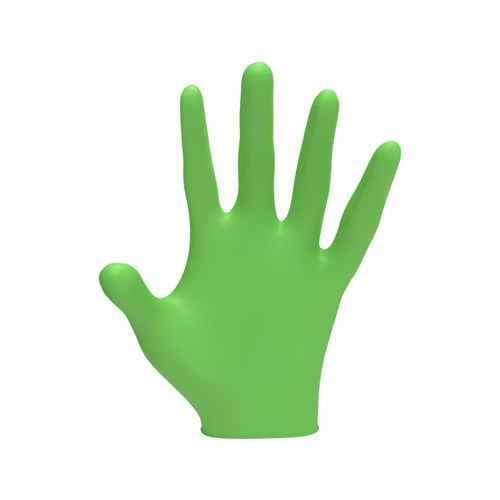 LVL3 NITRILE GLOVES LIME MED 11401 100PC LEVEL3 L3VEL3
