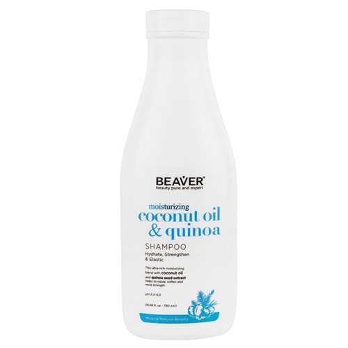 Beaver Coconut Oil And Quinoa Moisturising Shampoo 750ml