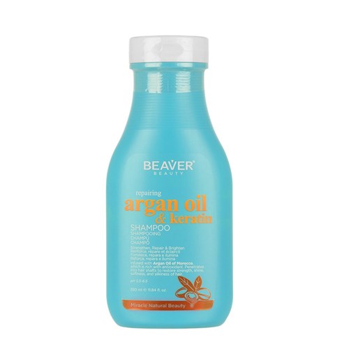 Beaver Argan Oil Keratin Repairing Shampoo