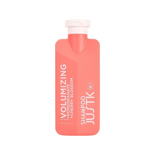 JUSTK VOLUME SHAMPOO 300ml POMEGRANATE & CHERRY BLOSSOM VOLUMIZING