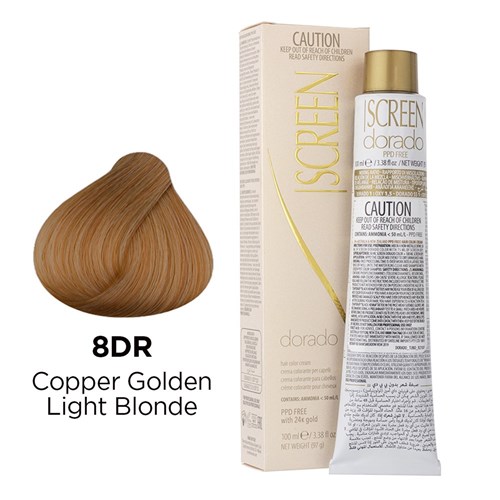 Screen Dorado Colour 8DR Copper Golden Light Blonde