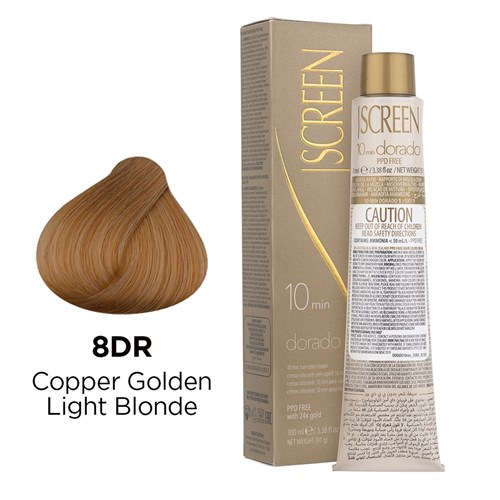 Screen 10 Min Dorado Colour 8DR Copper Golden Light Blonde