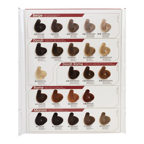 Echos Synergy Color Hair Colour Chart 