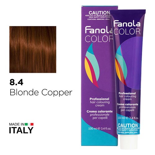 Fanola Color Hair Colour 8.4 Light Blonde Copper