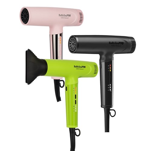 BaBylissPRO Nano Light Ionic Hair Dryer Green