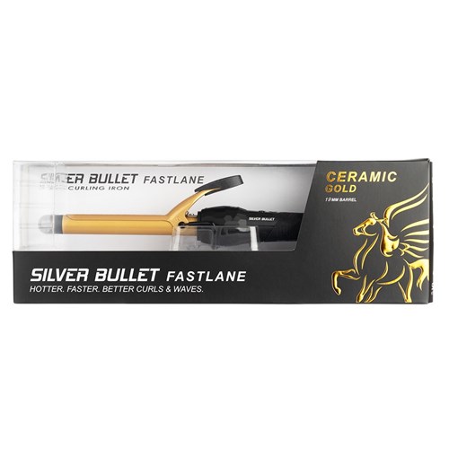 Silver Bullet Fastlane Gold Ceramic 19mm Curling Iron