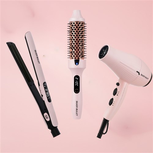 Silver Bullet City Chic Hair Straightener Pink