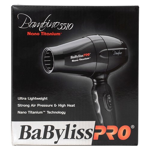 BaBylissPRO Bambino Hair Dryer Box Front