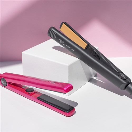 Silver Bullet Attitude Hair Straightener - Pink box shot