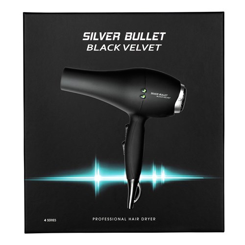 Silver Bullet Black Velvet Professional Hair Dryer Angle