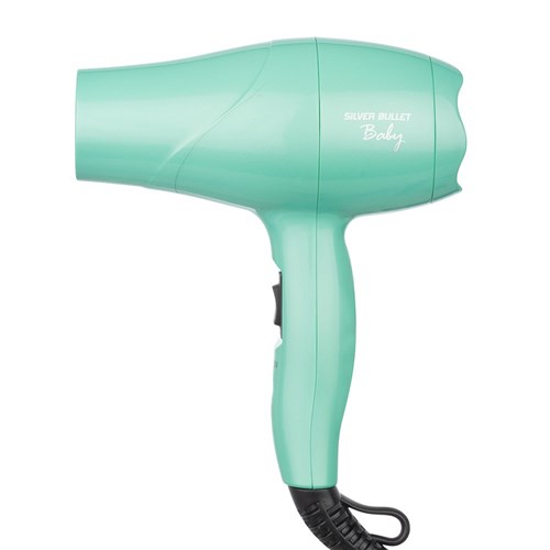 Silver Bullet Baby Travel Hair Dryer Aqua