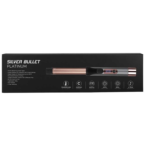 Silver Bullet Platinum Curling Iron 25mm