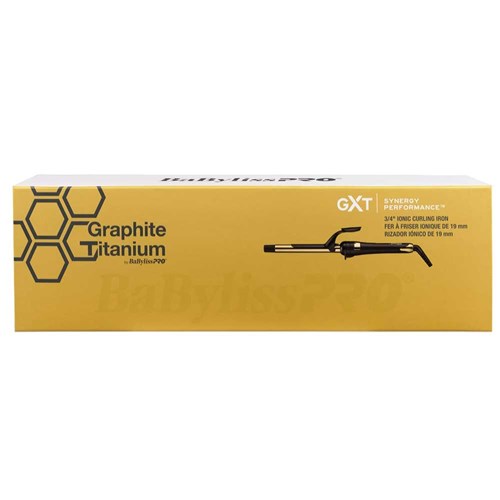 Graphite Titanium by BaBylissPRO Ionic Curling Iron 19mm