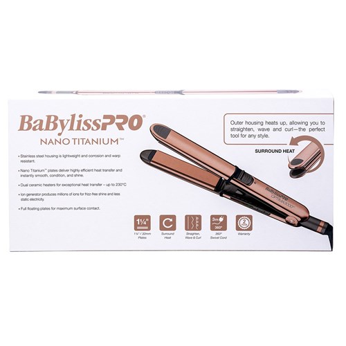 BaBylissPRO Nano Titanium Optima 3000 Hair Straightener