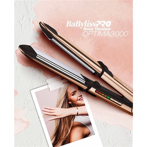 BaBylissPRO Nano Titanium Optima 3000 Hair Straightener