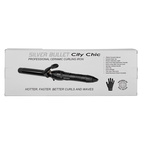 Silver Bullet City Chic Curling Iron 25mm