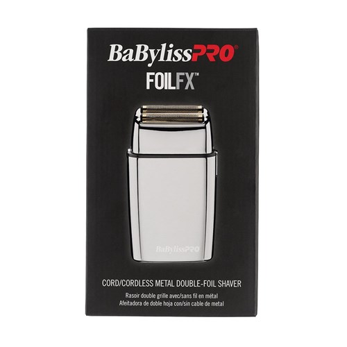 BaBylissPRO FoilFX02 Metal Double Foil Shaver Package Front