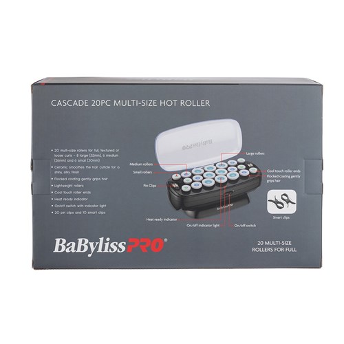 BaBylissPRO Cascade Hot Roller Set 20pc