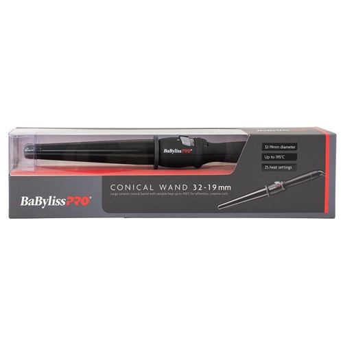 BaBylissPRO Ceramic Conical Curling Iron Large