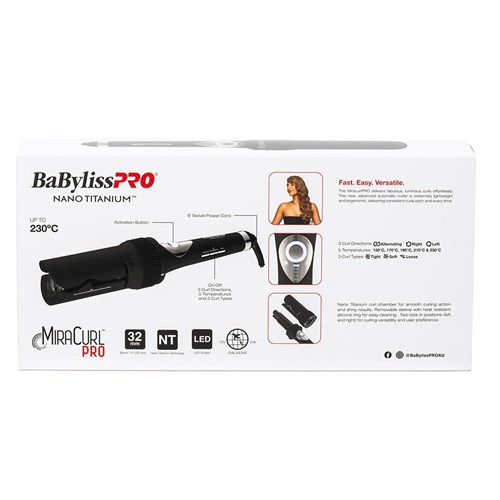 BaBylissPRO MiraCurl PRO Automatic Curler 32mm