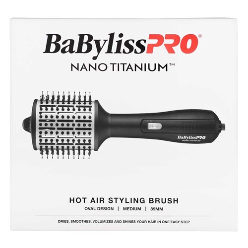 BaBylissPRO Nano Titanium Hot Air Styling Brush 89mm