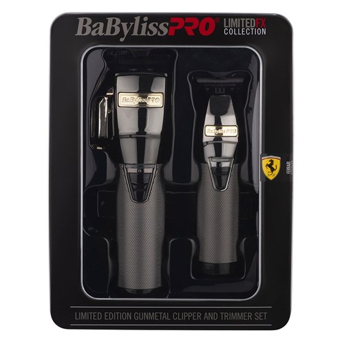 BaBylissPRO LimitedFX Gunmetal Clipper Trimmer Duo