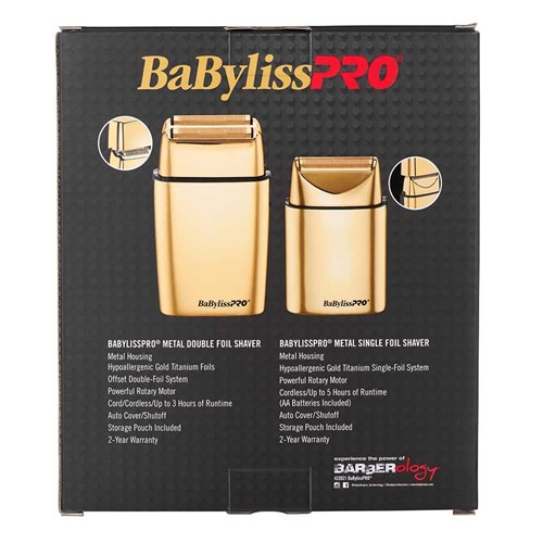 BaBylissPRO LimitedFX GoldFX Shaver Duo