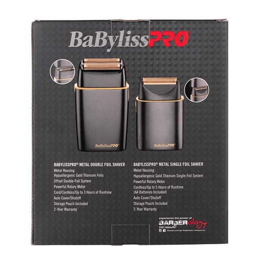 BaBylissPRO LimitedFX Gunmetal Shaver Duo