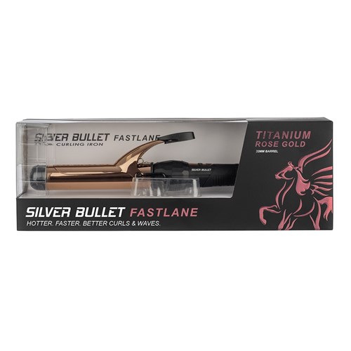 Silver Bullet Fastlane Titanium Rose Gold 32mm Curling Iron