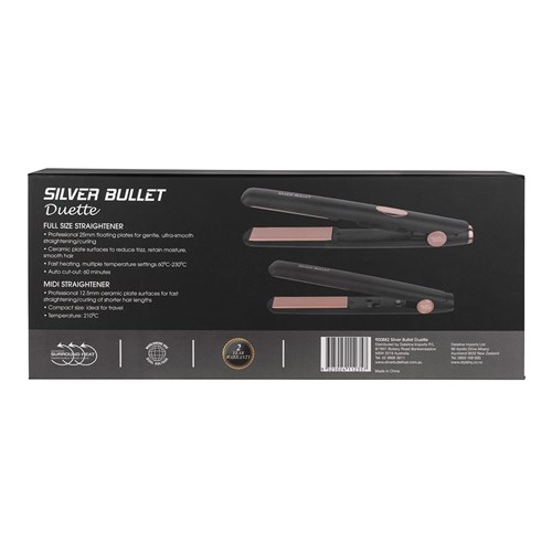 Silver Bullet Duette Hair Straightener Duo